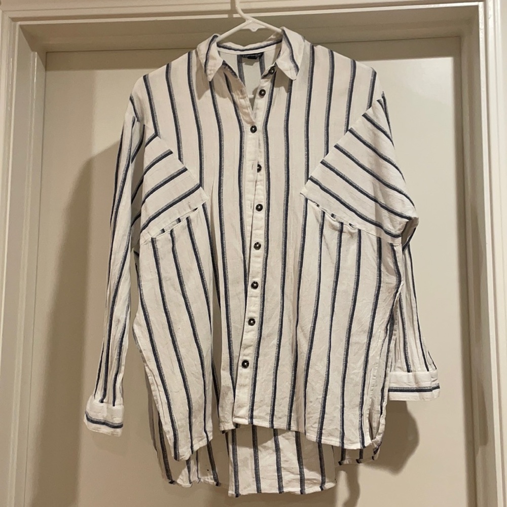 Long sleeve stripped shirt (us 2)